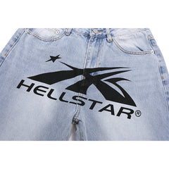 Hellstar Jeans High-quality pure cotton high-street clothing
