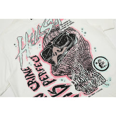 Hellstar T-shirt Direct Printing Pattern High-quality pure cotton high-street clothing