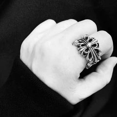 CHH Chrome heart Cross Ring Vintage Cross