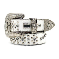Hip-hop punk rhinestone belt punk style