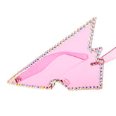 Trendy punk glasses retro uv protection