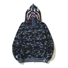Ape Hoodie Camouflage Alphabet Double Hat Sweater Autumn Winter