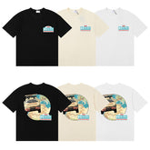 Rhude T Shirts Circular printed pattern