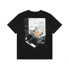 Revenge T Shirts High-quality streetwear with trendy Painted decoration