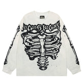 Hellstar Long Sleeve Shirts Hip-hop loose oversize High-quality pure cotton high-street clothing