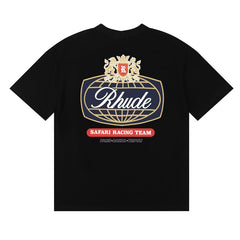 Rhude T Shirts Stylish Print on Back