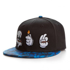 Trendy flat brimmed snapback hats