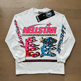 Hellstar Long Sleeve Shirts High-quality pure cotton high-street clothing