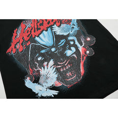 Hellstar T-shirt Direct Printing Pattern High-quality pure cotton high-street clothing