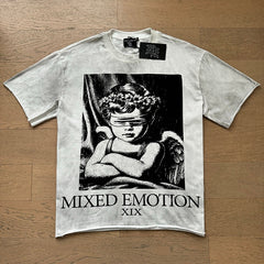 Mixed Emotion New Versatile Short-Sleeve T-Shirt