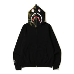 Bathing Ape Bape Hoodie Autumn and Winter Men's Cotton Hooded Sweater Fleece Jacket