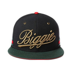 Trendy flat brimmed snapback hatsletterbiggieembroider adjustable