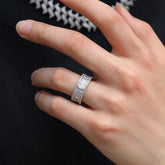 Rings Copper Zircon T Square Zirconium Ring Spectrum St. Valentine's