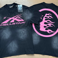 Hellstar T shirts High-street style, pure cotton, loose fit