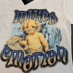 MIXED EMOTION T SHIRTS High-quality streetwear made from 260g pure cotton fabric.