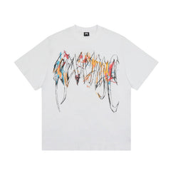 Revenge T Shirts High-quality streetwear with trendy Painted decoration