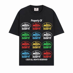 BIG FACE T shirts Pure Cotton High-Street Fashion