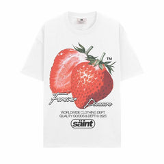 BIG FACE T shirts Pure Cotton High-Street Fashion