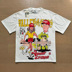 Valeforever Vale T Shirts White cartoon print