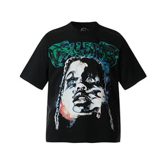 Hellstar T-shirt Direct Printing Pattern High-quality pure cotton high-street clothing