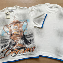 Valeforever Vale T Shirts Distressed white with a washed texture
