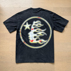 Hellstar T Shirts Retro style high street trend High-quality pure cotton high-street clothing