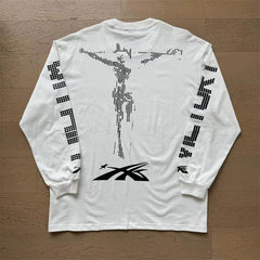 Hellstar Long Sleeve Shirts High-quality pure cotton high-street clothing