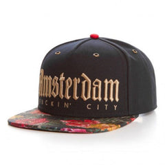 Trendy flat brimmed snapback hatsadjustable
