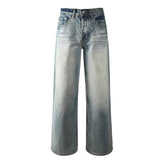 Mens trendy purple jeans 100% cotton Jeans Rhinestones #103