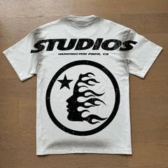 Hellstar T Shirts Retro style high street trend High-quality pure cotton high-street clothing