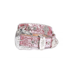 Hip-hop punk rhinestone belt kids cross retro punk style
