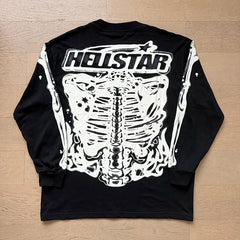 Hellstar Long Sleeve Shirts High-quality pure cotton high-street clothing