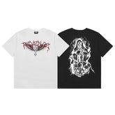 Revenge T Shirts High-quality streetwear with trendy Painted decoration