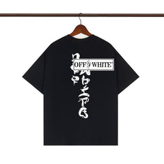 OFF WHITE T SHIRTS High-quality pure cotton high-street style