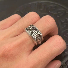 CHH Chrome heart Cross Ring for Men and Women