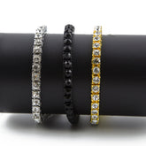 Bracelet Hip Hop Accessories Full Rhinestone 5mm Tennis Chain Royalty Spectrum