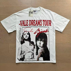 Valeforever Vale T Shirts White vintage-style letter print