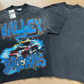 Valeforever Vale T Shirts Washed black with a distressed finish