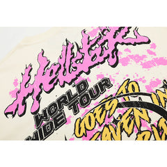 Hellstar T-shirt Direct Printing Pattern High-quality pure cotton high-street clothing