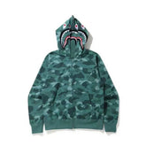 Bathing ape hoode bape hip hop trendy zipper