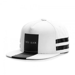 Trendy flat brimmed snapback hatstres slick cap summer