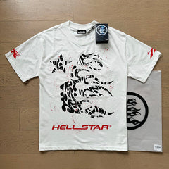 Hellstar T Shirts Retro style high street trend High-quality pure cotton high-street clothing