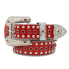 Hip-hop punk rhinestone belt full diamond fashionpunk