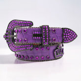 Hip-hop punk rhinestone belt punk style crown accessories