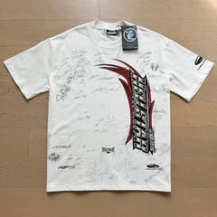 Hellstar T shirts High-street style, pure cotton, loose fit