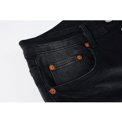 Mens trendy purple jeans 100% cotton Pure Cotton High Street Trend
