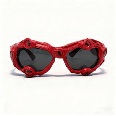 Trendy punk glasses dark gothic styley2k