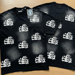 Hellstar T Shirts Washed Aging Process High-quality pure cotton high-street clothing