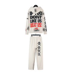 Hellstar Hoodie And Pants Two-Piece Set High-quality pure cotton high-street clothing