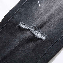Mens trendy purple jeans 100% cotton Jeans #PU100